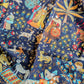 Drake's Mughal Garden Print Wool-Silk Scarf Navy - image 3