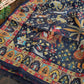 Drake's Mughal Garden Print Wool-Silk Scarf Navy - image 4