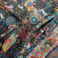 Drake's Mughal Garden Print Wool-Silk Scarf Olive - image 3