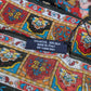 Drake's Mughal Garden Print Wool-Silk Scarf Olive - image 4