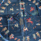 Drake's mughal leopards graphic pattern wool silk blend bandana detail view 2