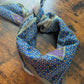 Drake's mughal tribe graphic pattern wool silk blend bandana detail view 3