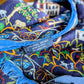 Drake's Navy Antique Village Printed Scarf - image 4