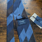 Drake's Navy, Blue and Brown Striped Handmade Silk Tie - image 4