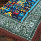 Drake's Navy Elephant Village Print Wool-Silk Scarf - image 2
