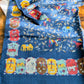 Drake's Navy Elephants and Flowers Print Wool-Silk Scarf - image 4