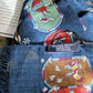 Drake's Navy Elephants and Flowers Print Wool-Silk Scarf - image 5