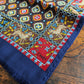 Drake's Navy Mythical Animals Print Wool Silk Scarf - image 2