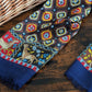 Drake's Navy Mythical Animals Print Wool Silk Scarf - image 6