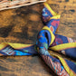 Drake's Navy Palm Print Wool-Silk Bandana - image 2