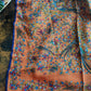 Drake's Orange Birds of Paradise Print Tubular Wool-Silk Scarf - image 2