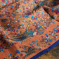 Drake's Orange Birds of Paradise Print Tubular Wool-Silk Scarf - image 3