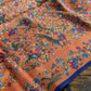 Drake's Orange Birds of Paradise Print Tubular Wool-Silk Scarf - image 4