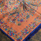 Drake's Orange Birds of Paradise Print Tubular Wool-Silk Scarf - image 5