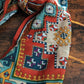 Drake's Orange Kilim Print Wool-Silk Long Scarf - image 5