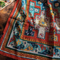 Drake's Orange Kilim Print Wool-Silk Long Scarf - image 6