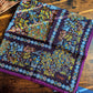 Drake's Purple Mythical Forest Print Wool-Silk Bandana - image 1