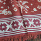 Drake's Red Mughal Elephants Print Wool-Silk Scarf - image 3