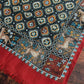 Drake's Red Mythical Animals Print Wool-Silk Scarf - image 2
