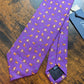 Drake's red panda motif handmade tipped silk tie detail view 2