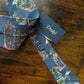 Drake's tropical vacation handmade rolled edge tie detail view 3