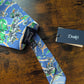 Drake's western rodeo motif handmade tipped silk tie detail view 2