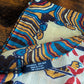 Drake's Yellow Tiger Motif Print Wool-Silk Bandana - image 5