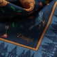 Drake's Navy Mythical Animals Print Wool-Silk Bandana