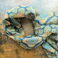 Drake's Medallion Wool Silk Print Scarf