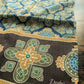 Drake's Medallion Wool Silk Print Scarf