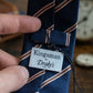 Kingsman Striped Silk And Cotton-blend Tie