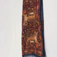 Drake's Navy Jumbo Tiger Print Wool-Silk Scarf